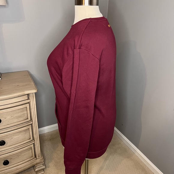 Blofish Maroon Fleur de Lis Sweatshirt Size XL - Picture 2 of 3